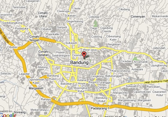 bandung map
