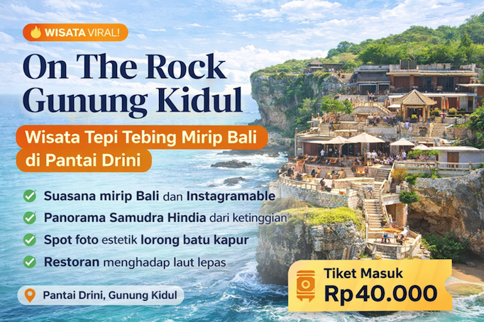 on the rock gunung kidul